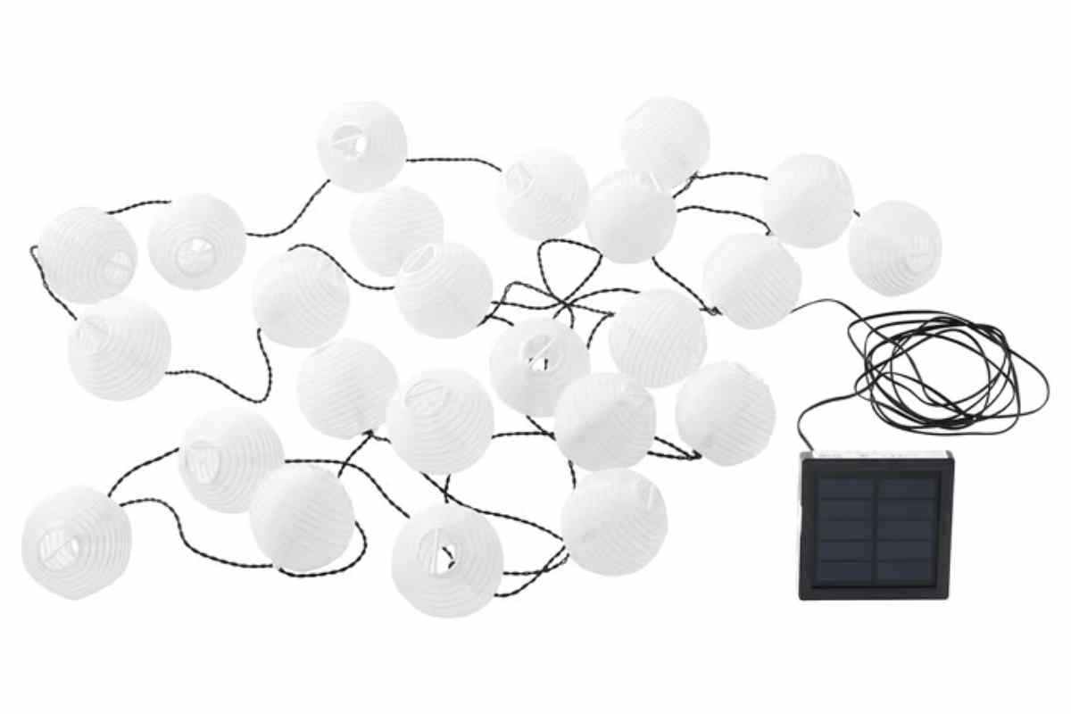 Catena lampade LED SOLARVET Ikea