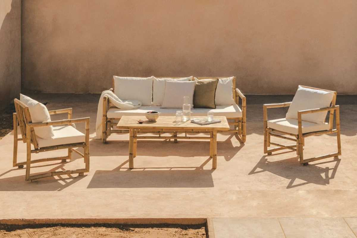salotto in vambù in vendita con i saldi estivi Sklum