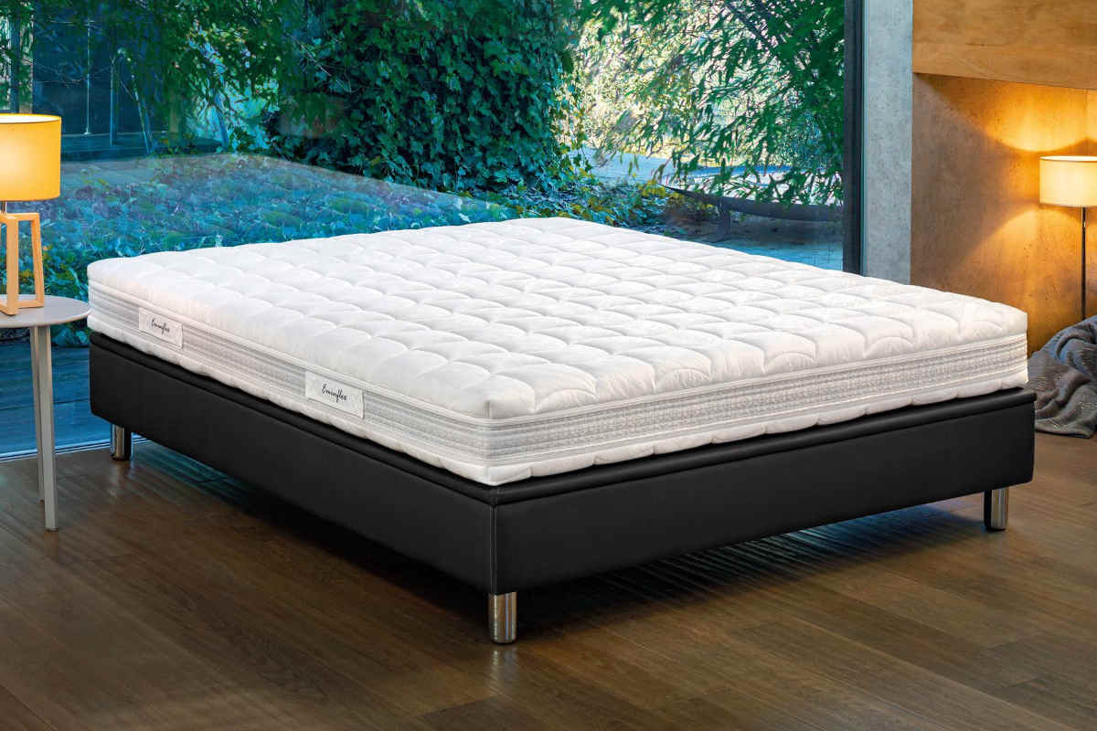 letto matrimoniale con materasso eminflex naturity