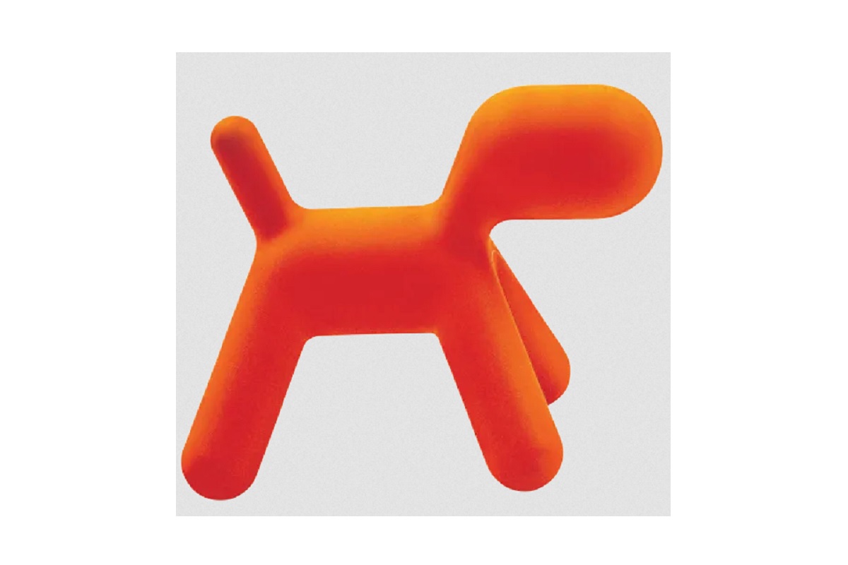 sedia di design a forma di cane