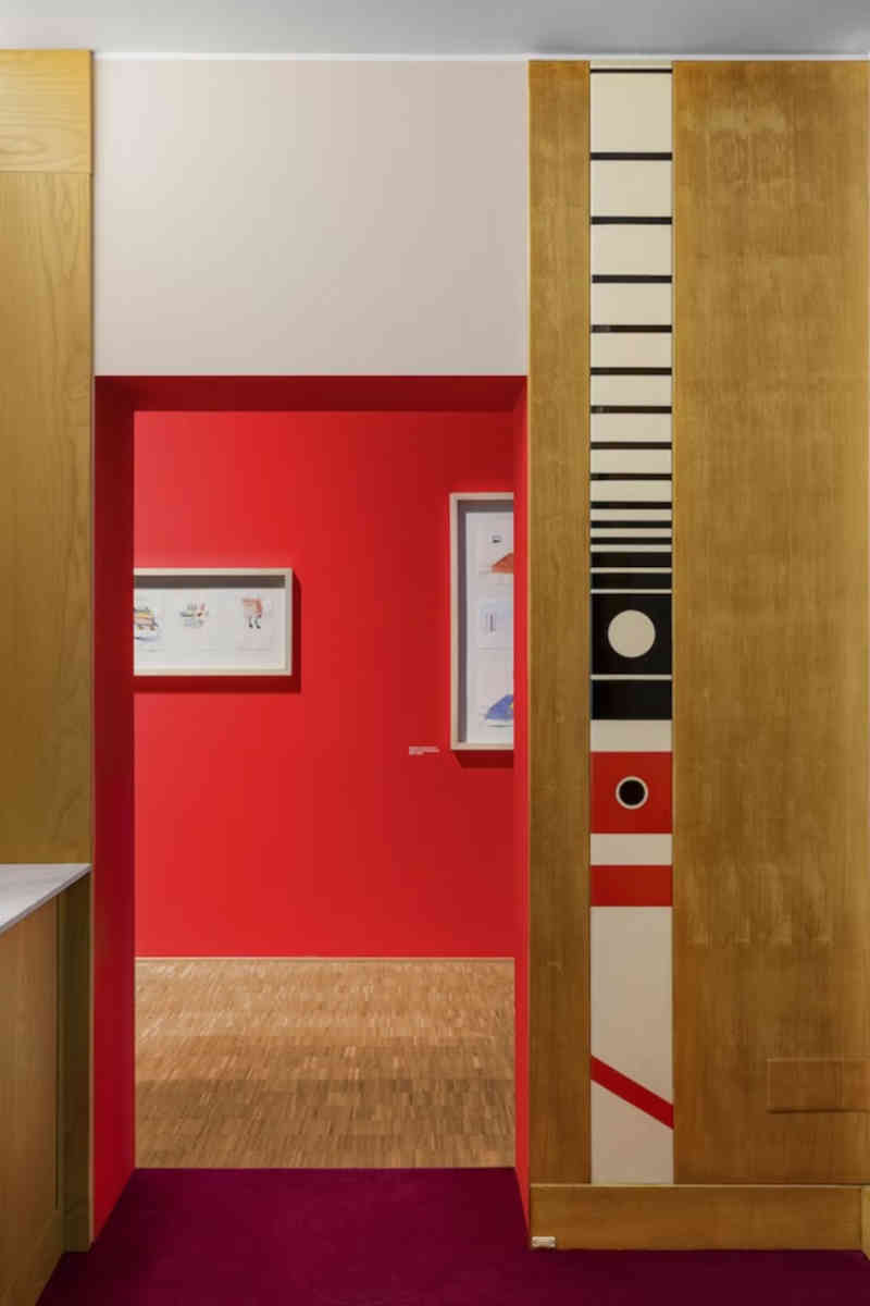 interni di casa lana di ettore sottsass in triennale