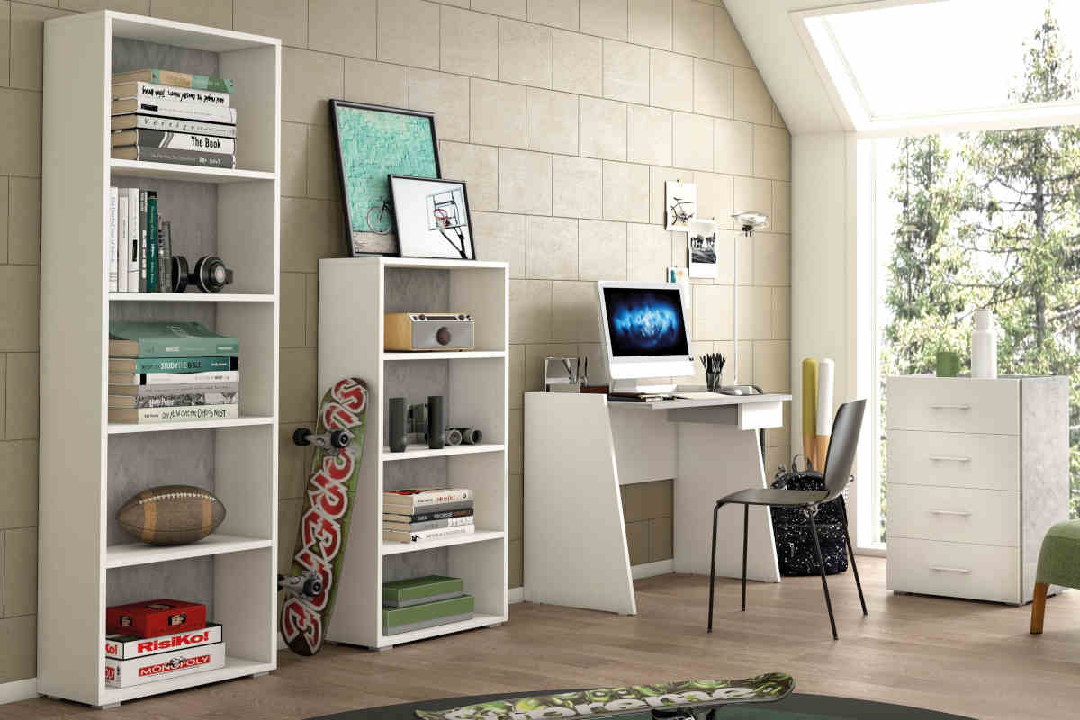 zona studio con librerie mondo convenienza line