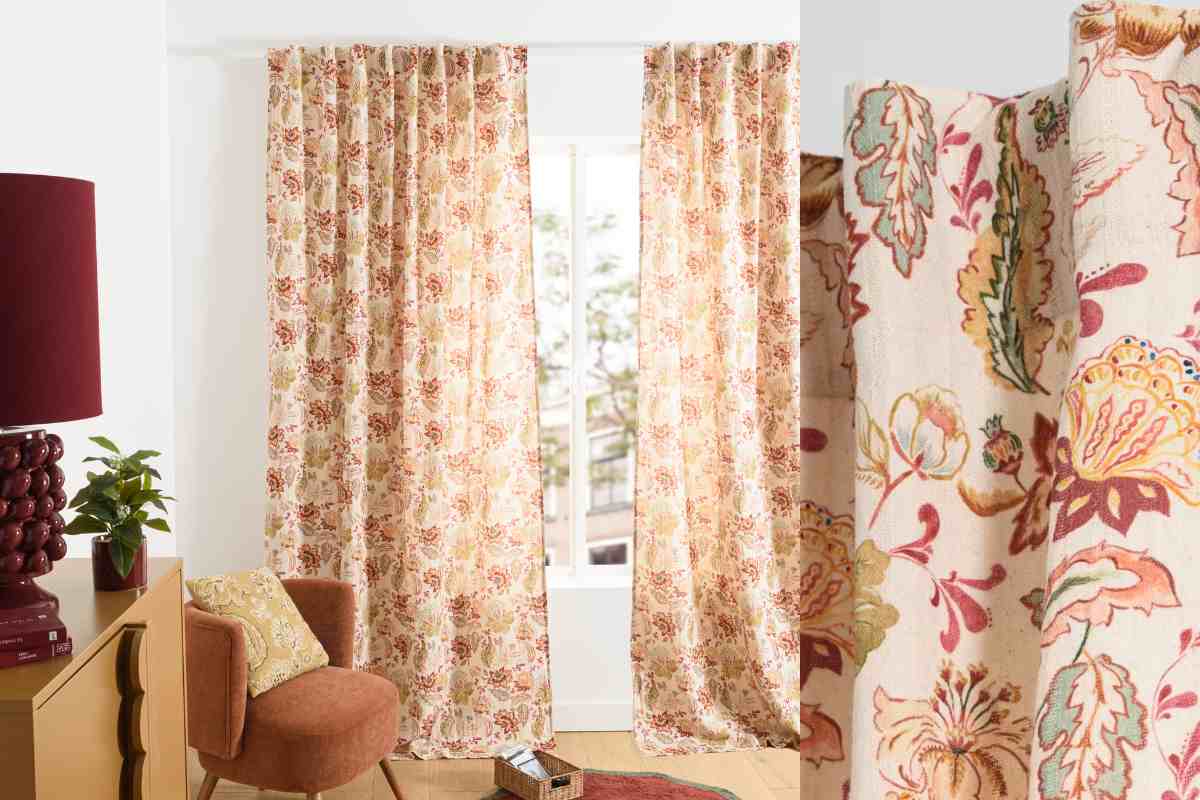 Tende Marsa Maisons du Monde per decorare le finestre in autunno