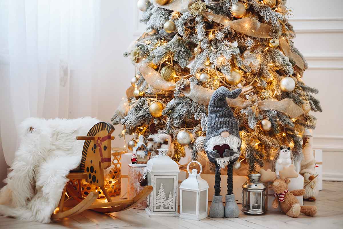 albero di natale shabby chic