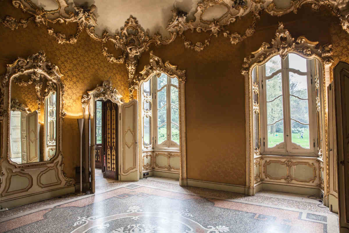 sala interna di villa tittoni a desio