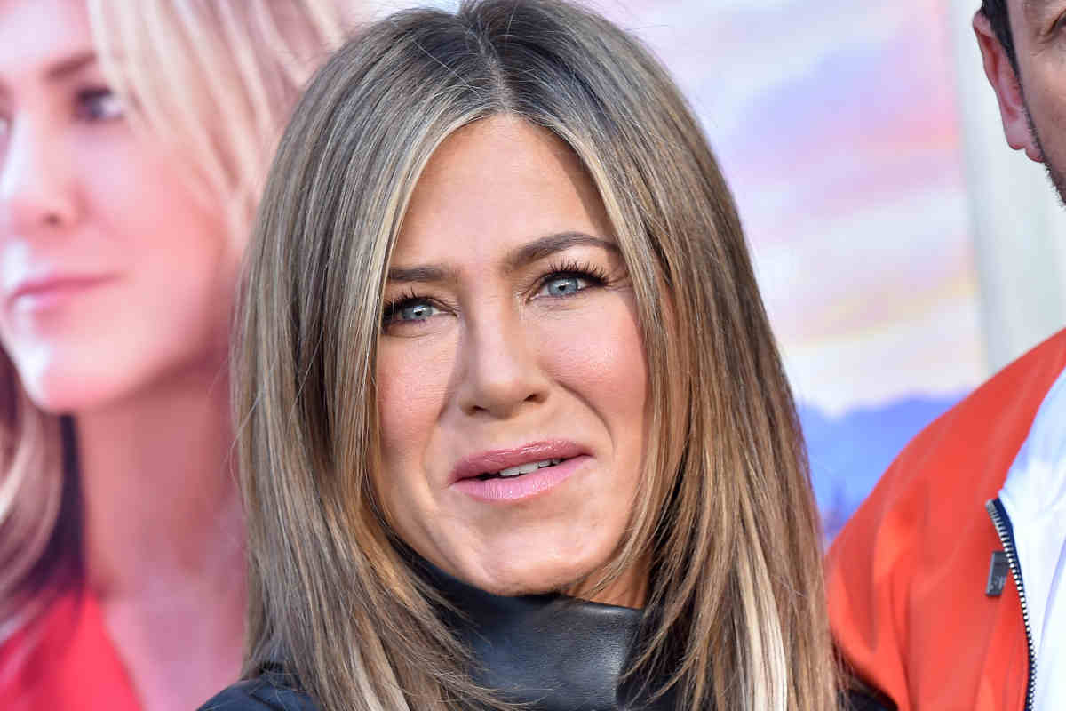 primo piano dell'attrice Jennifer Aniston