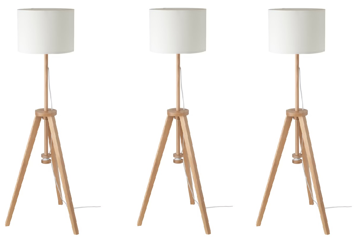 Lampada da terra stile scandinavo lampada ikea lauters