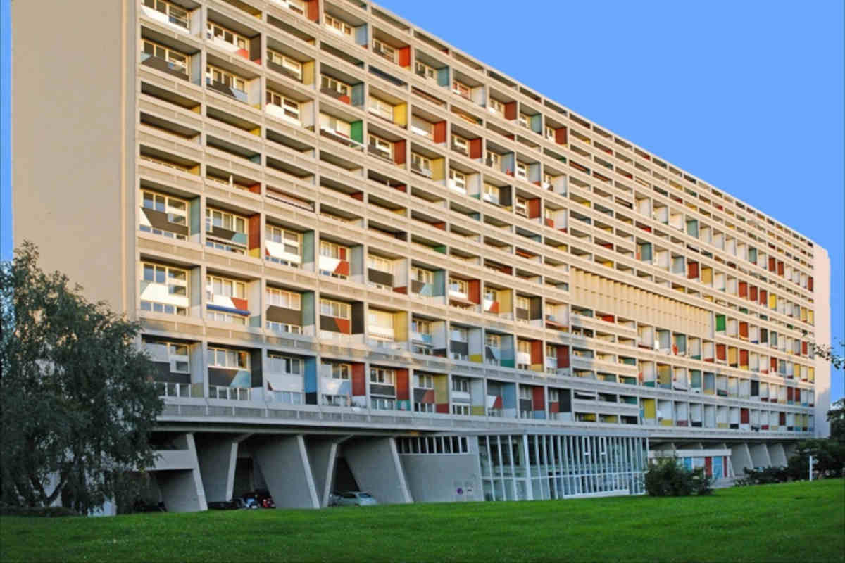 edificio progettato da Le Corbusier unité d'habitation 