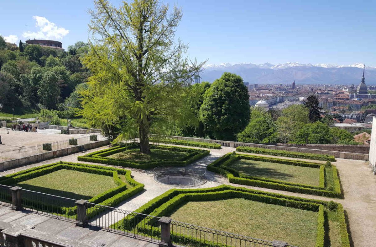 giardini all'italiana della villa della regina a torino