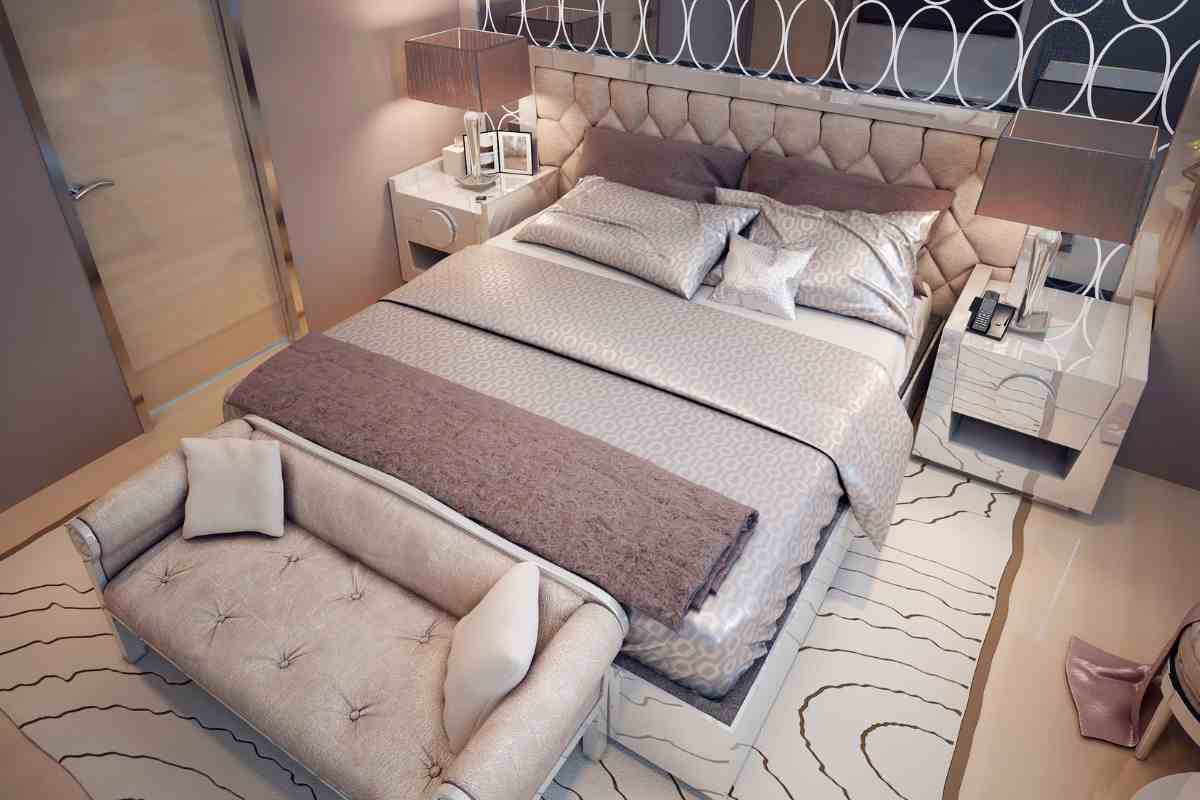 Camera da letto in stile anni