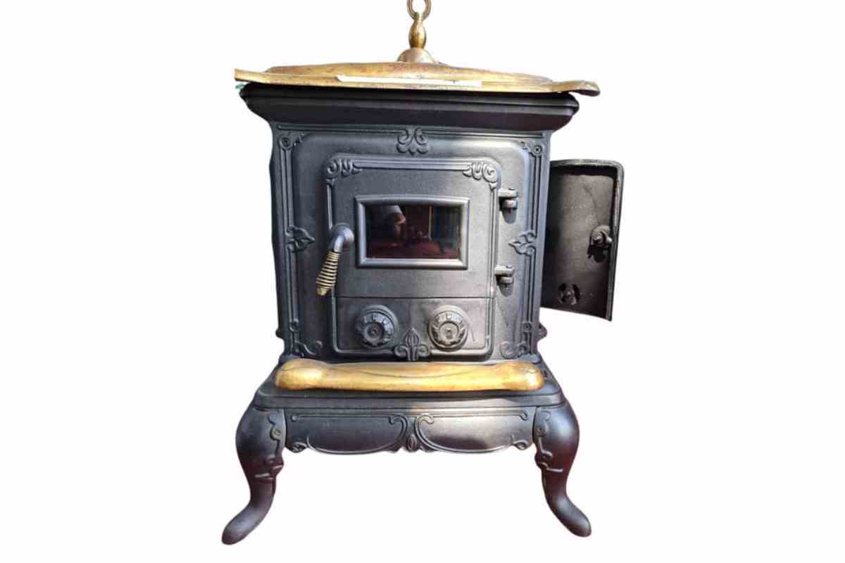 Stufa in ghisa e ottone Parlor Big Leroy Merlin 