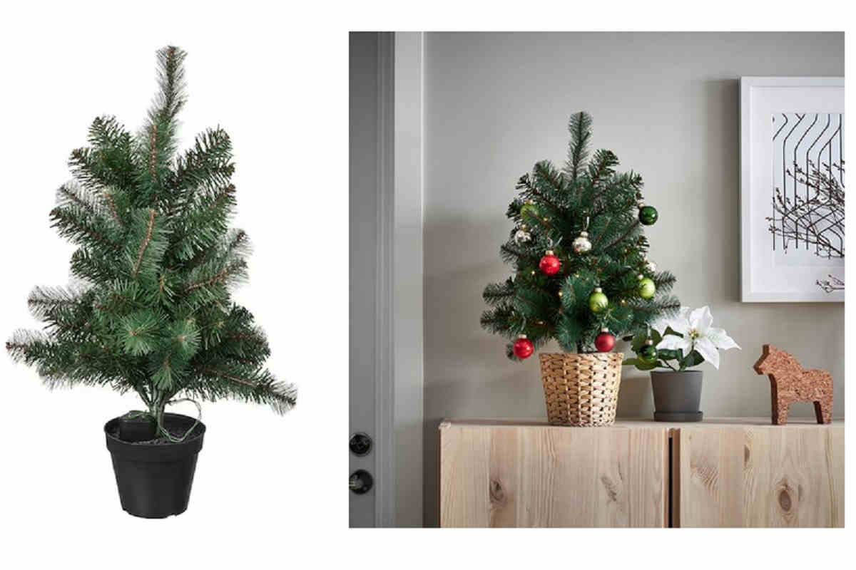 alberi di natale piccoli ikea