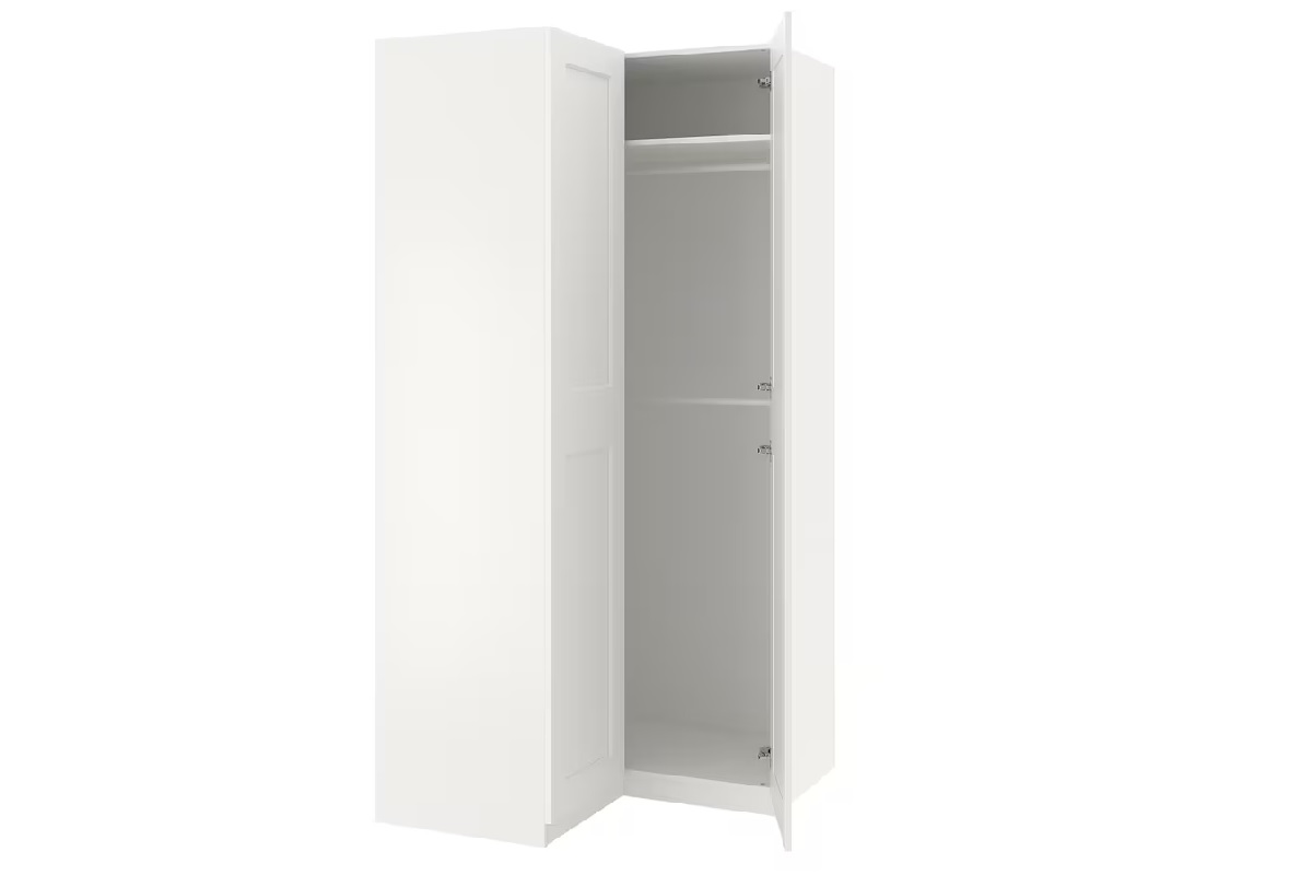guardaroba angolare pax ikea bianco