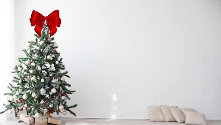 Fiocco puntale albero