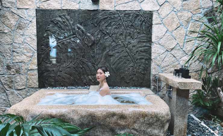 Jacuzzi in terrazza