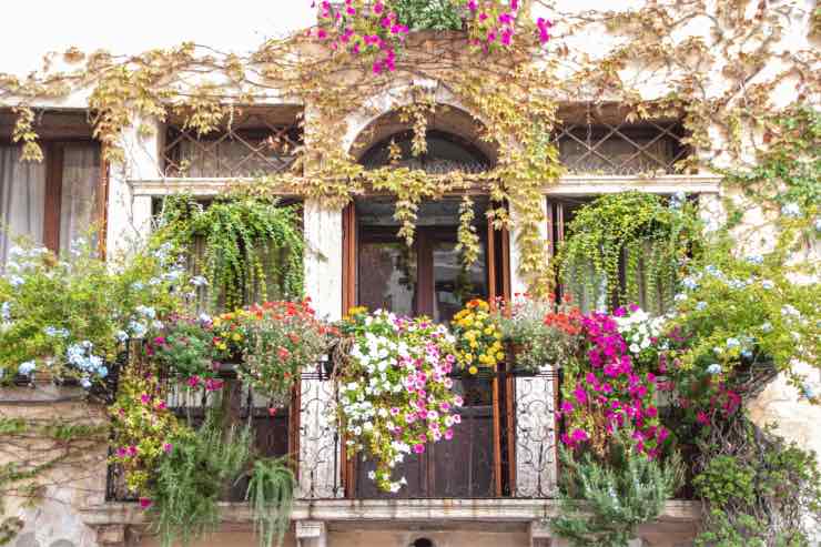 In questo periodo dell'anno il balcone potrebbe essere meraviglioso