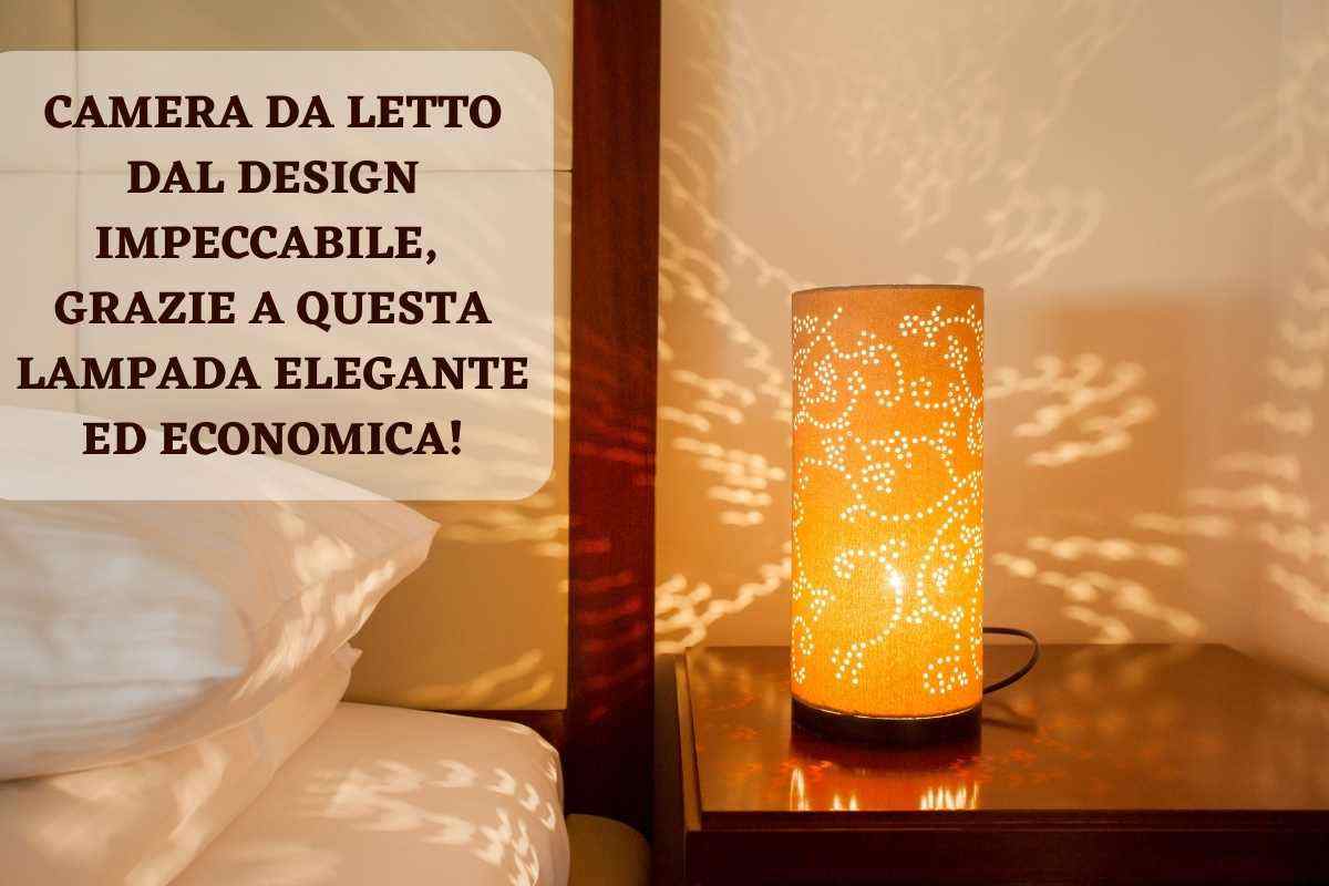 come rendere la tua camera da letto più elegante grazie a questa lampada