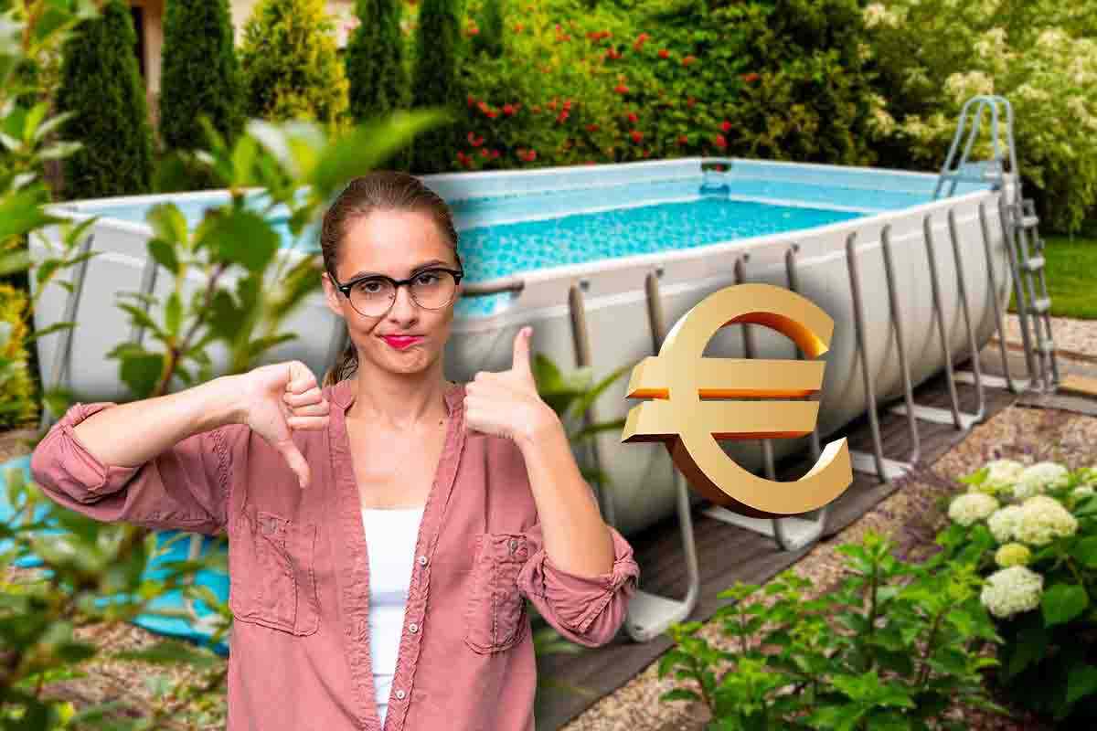 Piscina in giardino? quelle fuori terre sono economiche