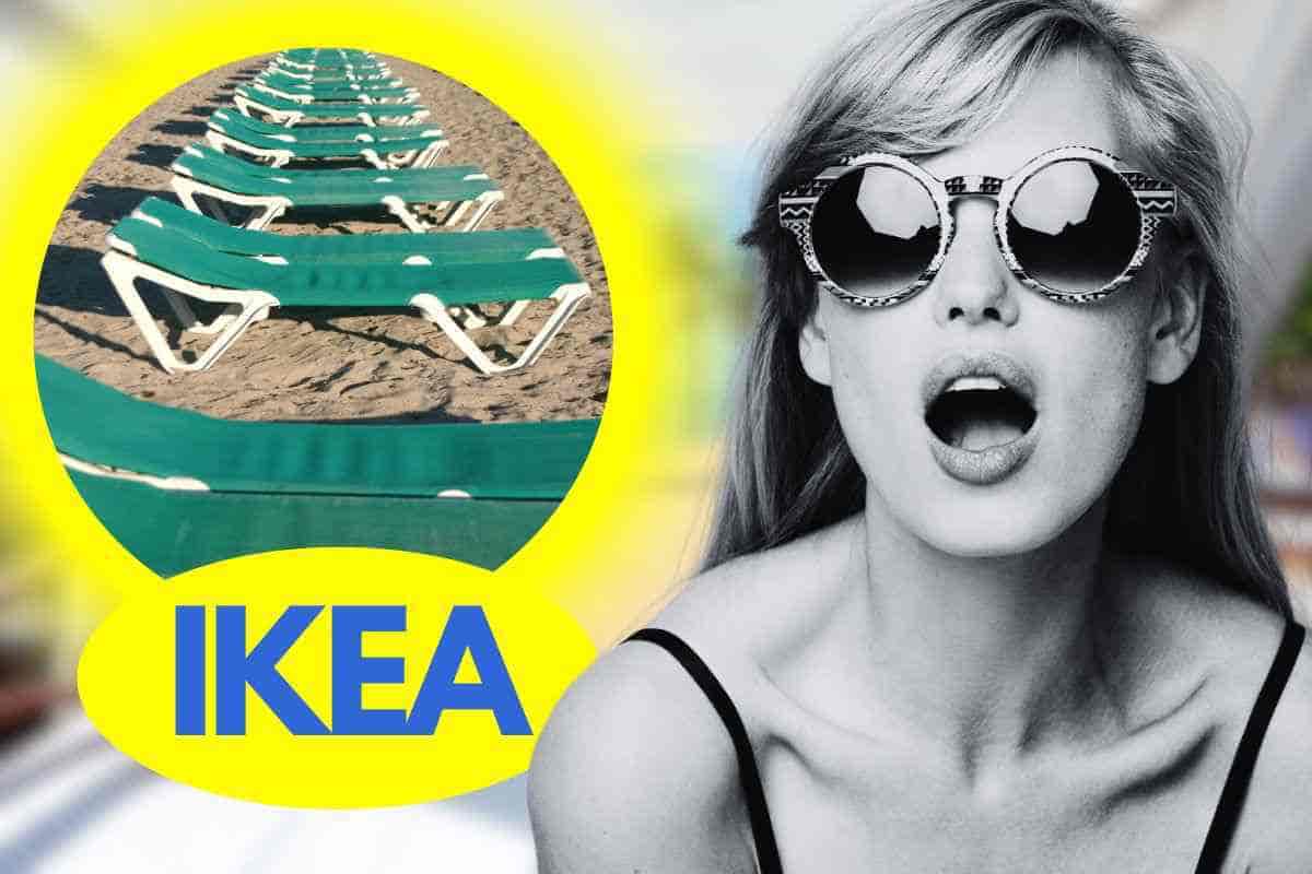Altro che la solita sdraio per la spiaggia: Ikea ha inventato un lettino comodo e leggerissimo