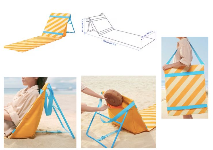 Ikea, nuova sdraio spiaggia 