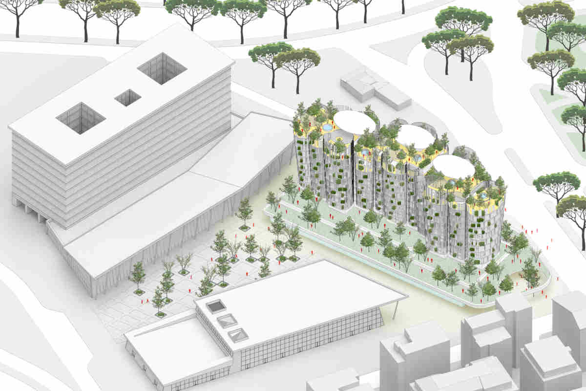 Mario Cucinella Architects Piazza dei Navigatori Roma progetto 