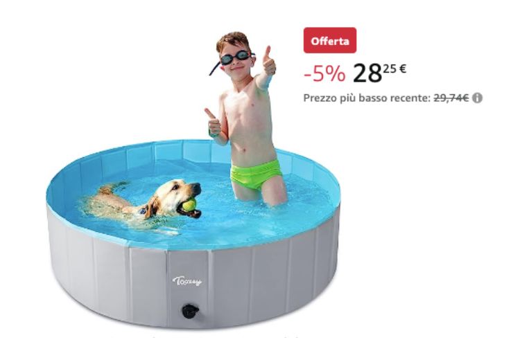 piscina offerta su Amazon 