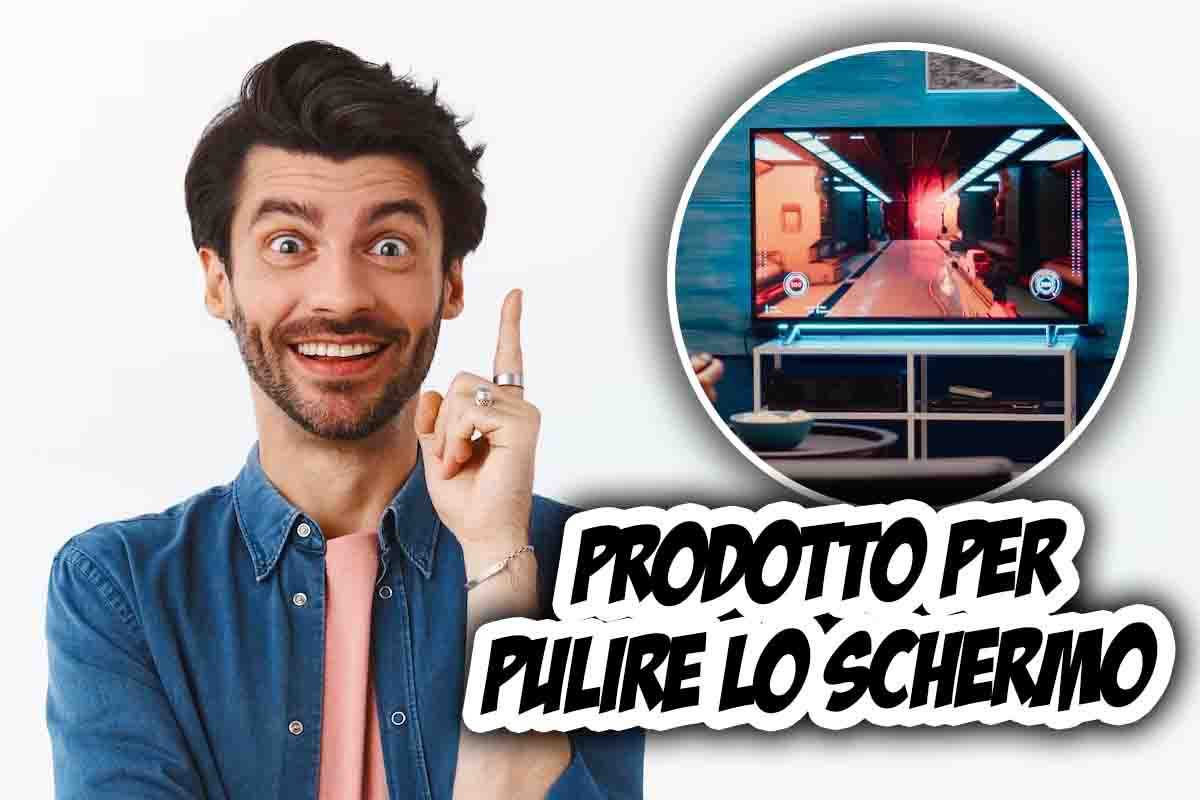 Pulire schermo tv