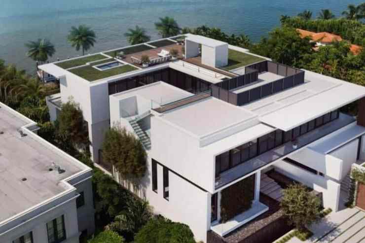 Villa Beckham a Miami vista dall'alto