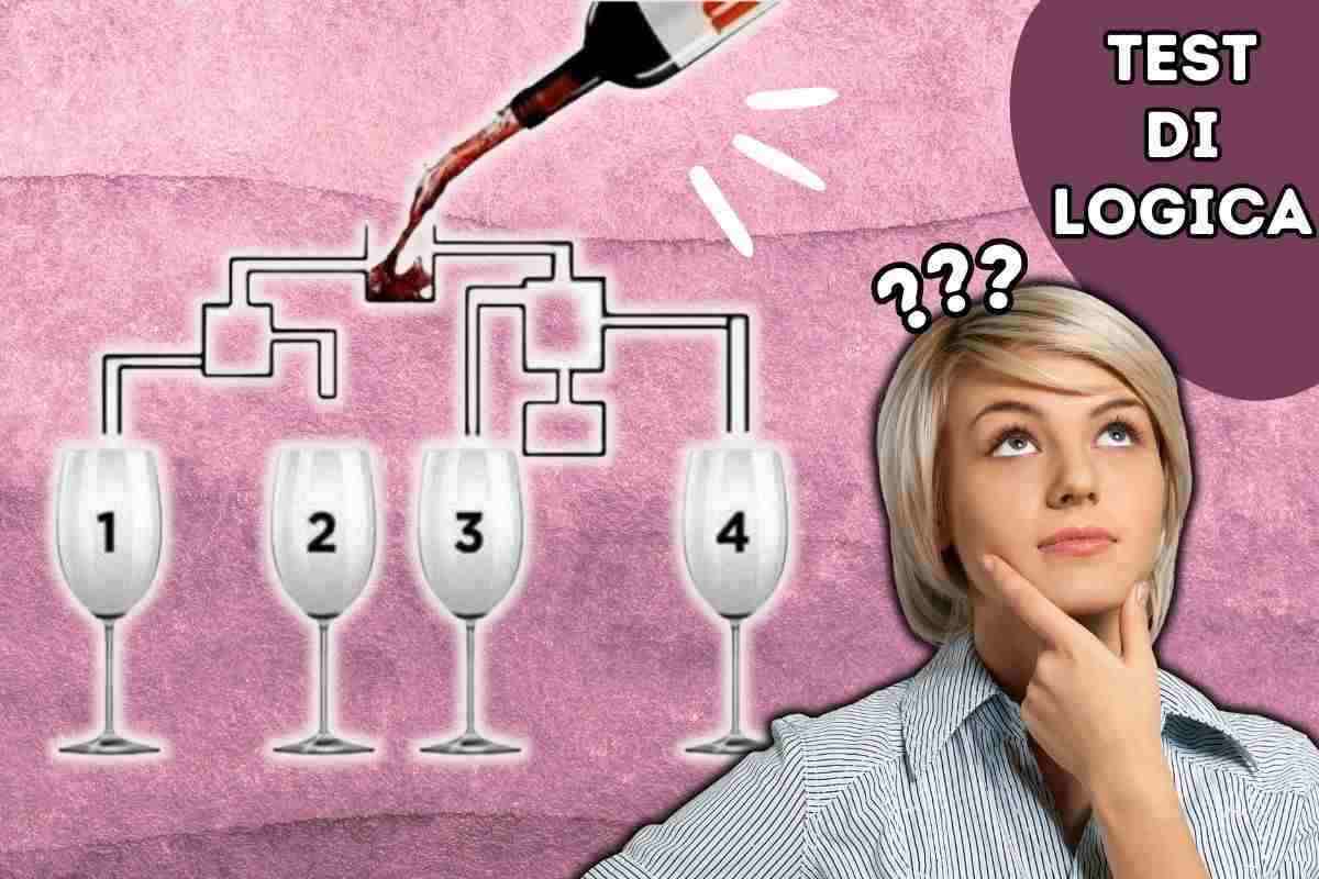 Test di logica: quale bicchiere si riempie prima degli altri? Attenzione ai dettagli