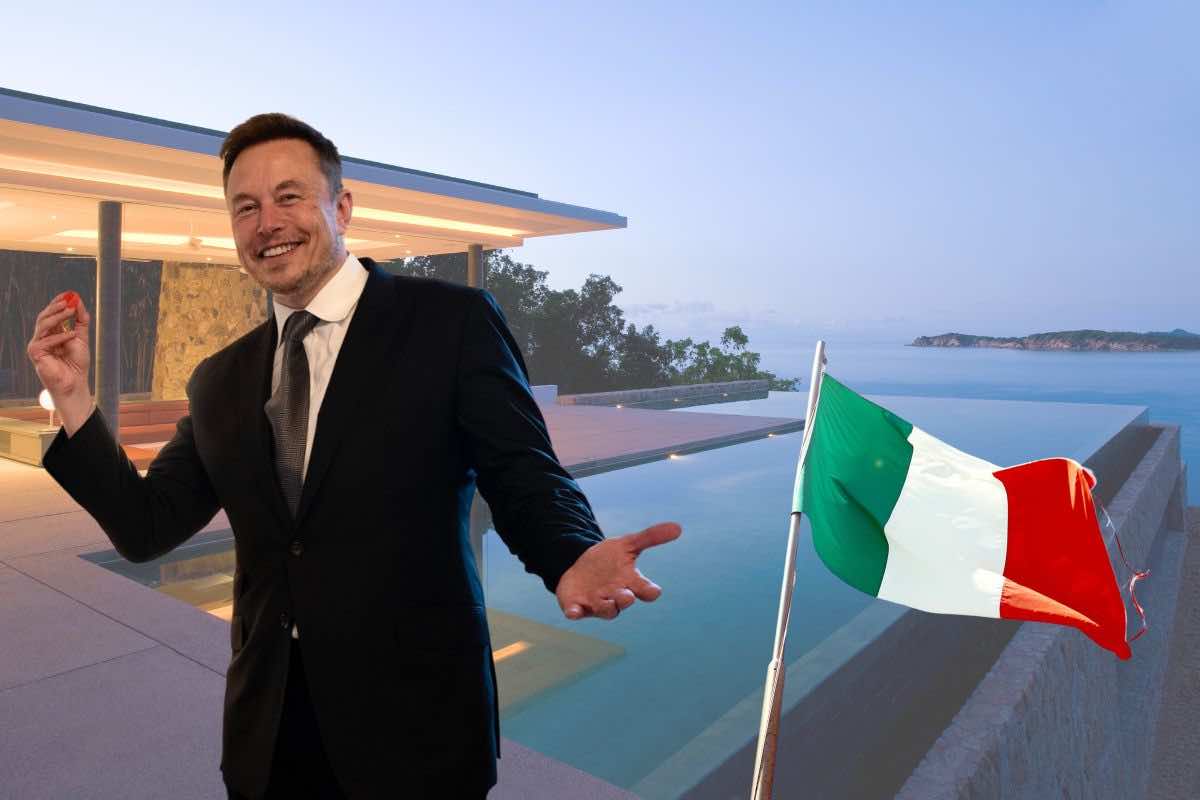 la nuova villa di elon musk in italia