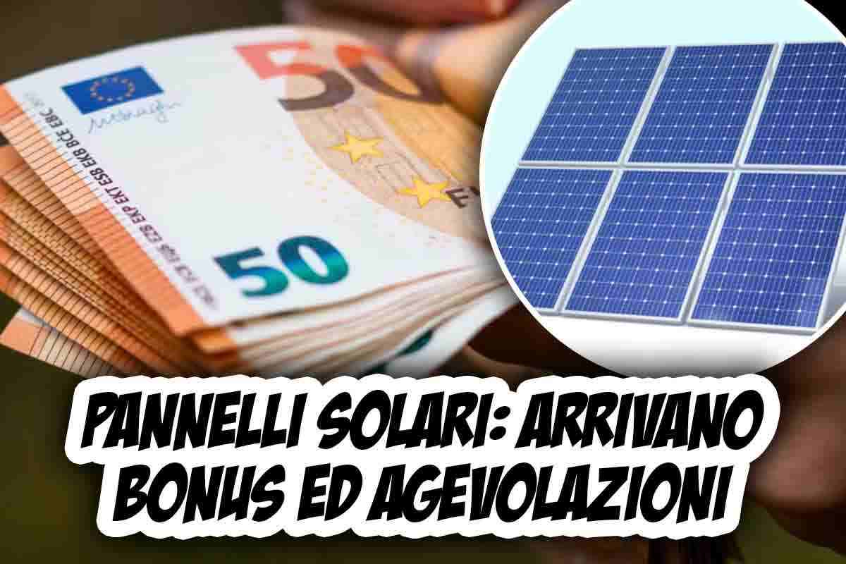 quali sono i bonus per i pannelli solari