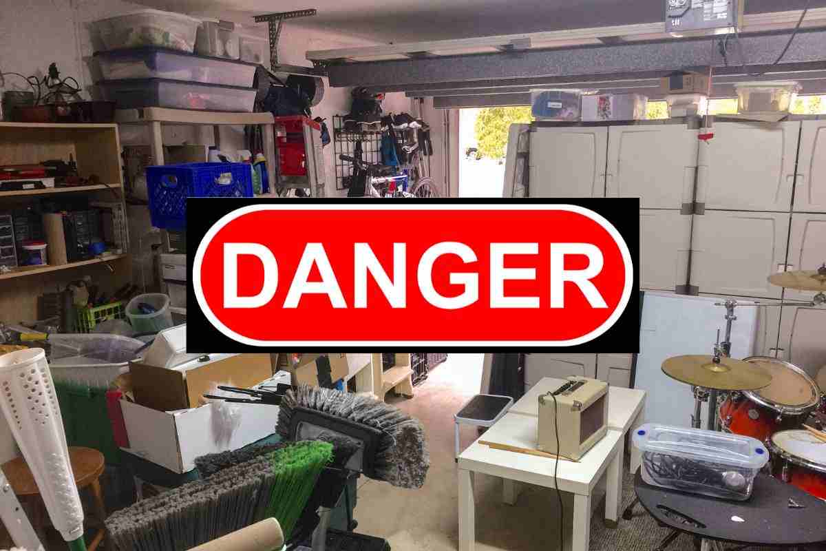 oggetti pericolosi in garage