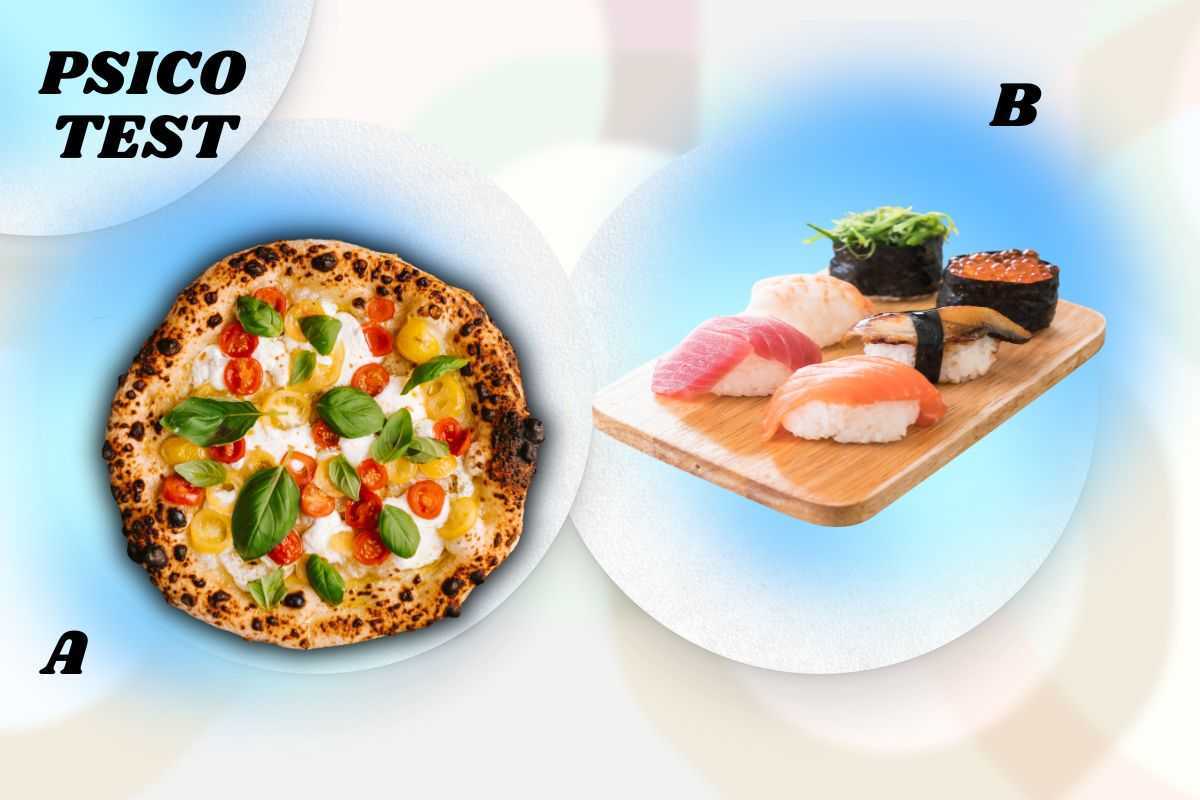 test pizza sushi