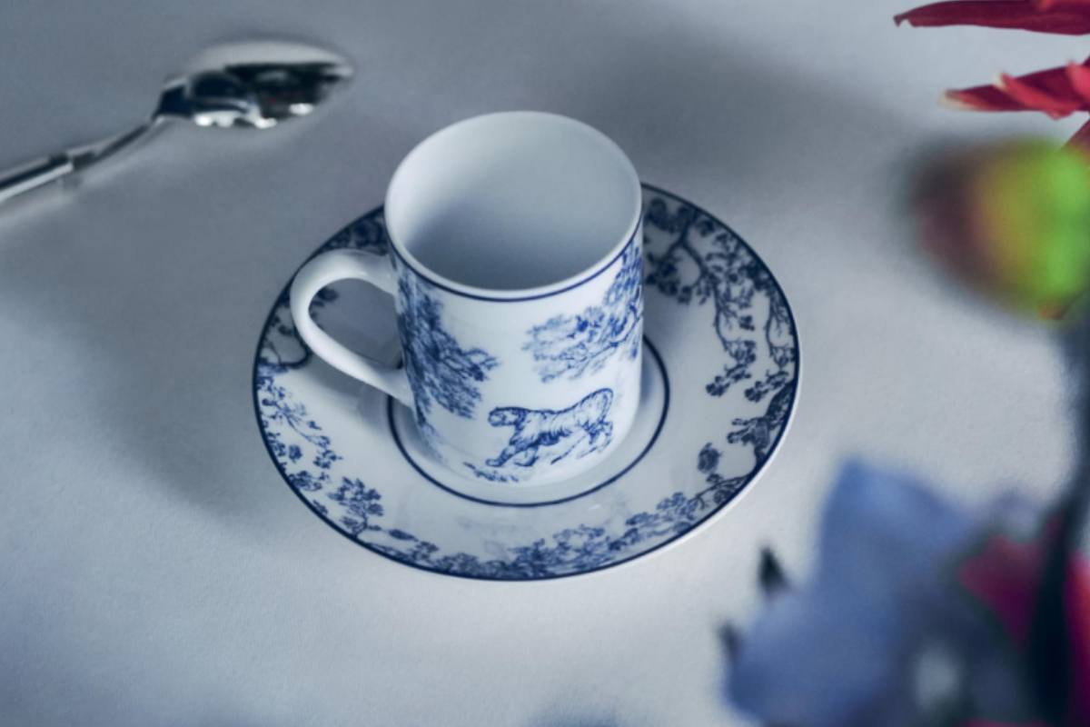 Un tazzina da caffè Christian Dior, speciale e di design da non farsi scappare