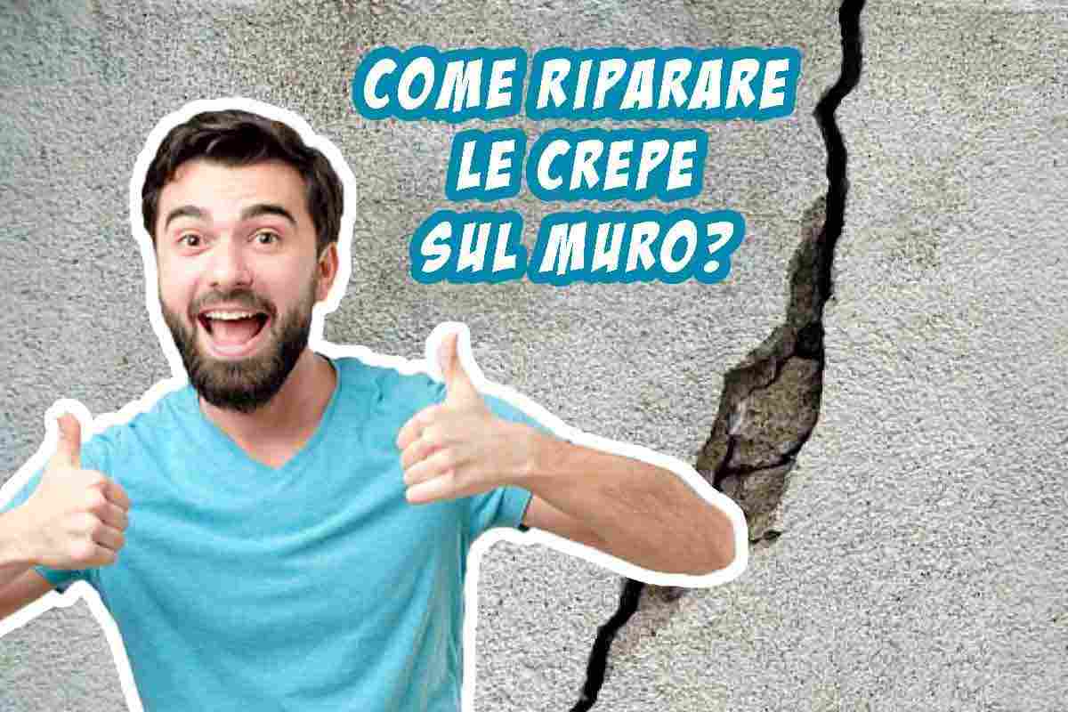 come eliminare le crepe dai muri