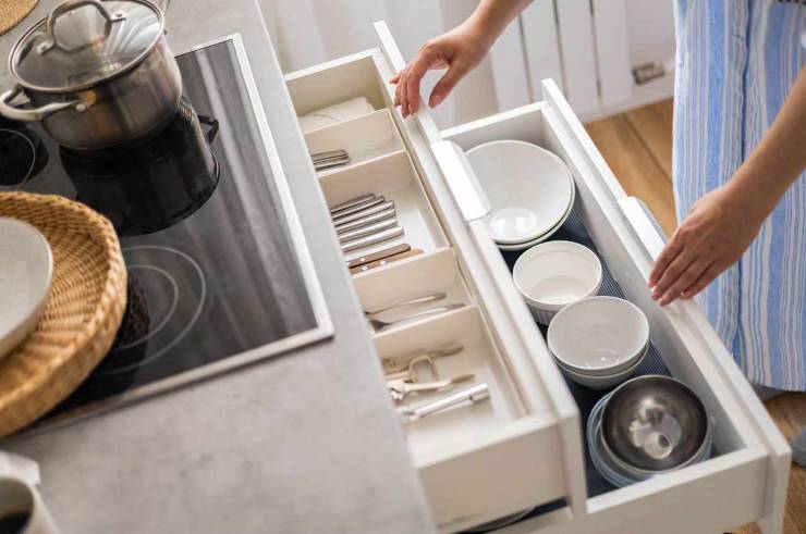 How to organize order in the kitchen