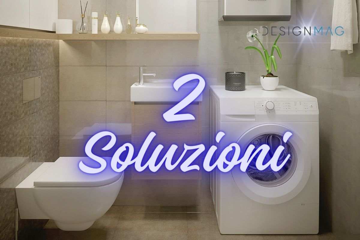 2 soluzioni in 1 per il bagno piccolo