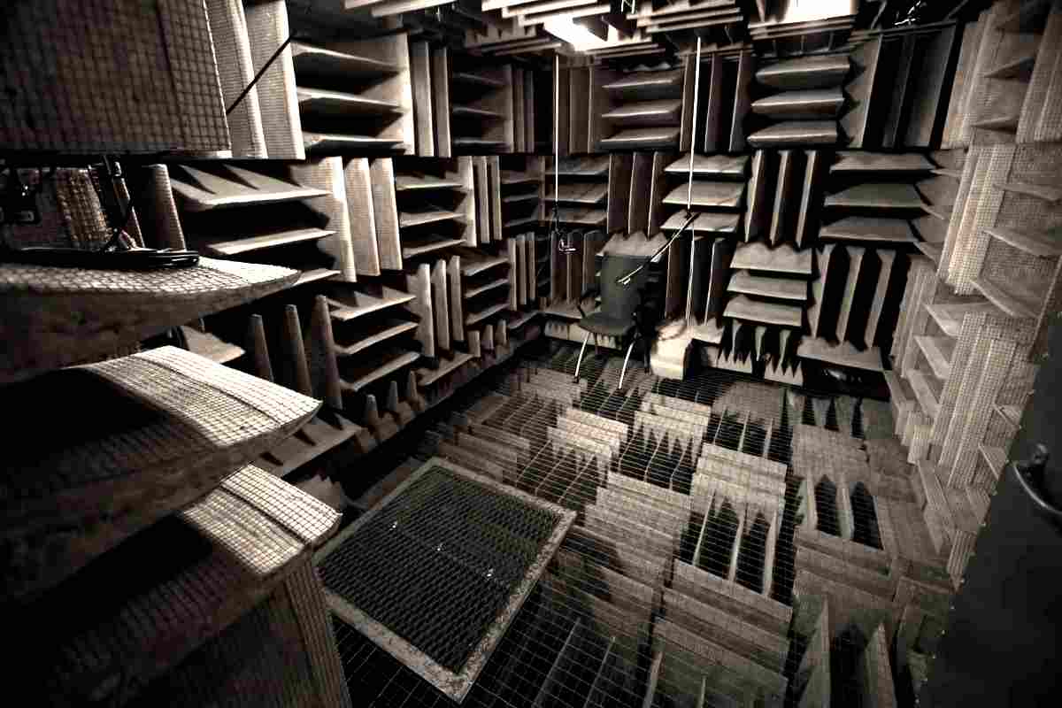 If you entered this room you could go crazy: it is the quietest room in the world, and this is where it is