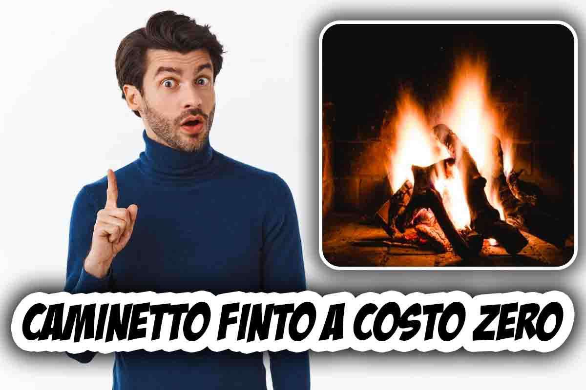 caminetto finto come arredamento per casa