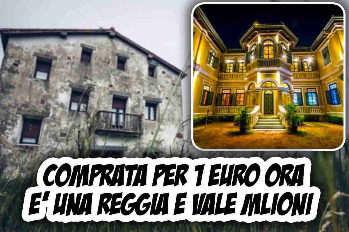 comprano casa 1 euro ora vale tantissimi milioni