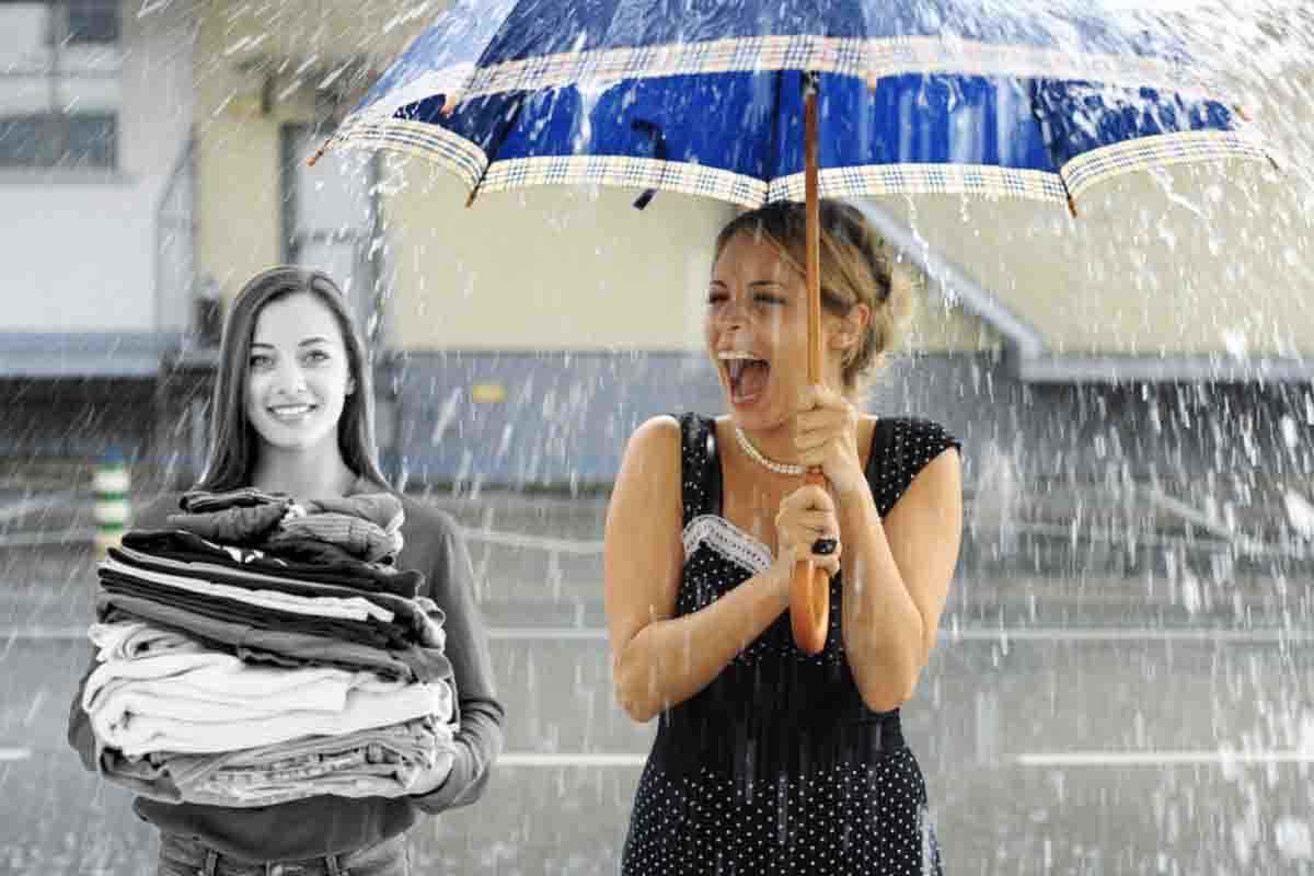Ecco come asciugare i vestiti anche se piove