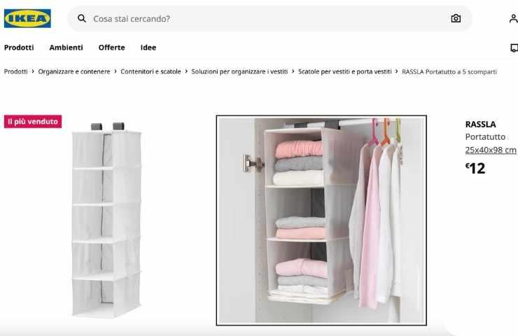 Come organizzare l'armadio con ikea