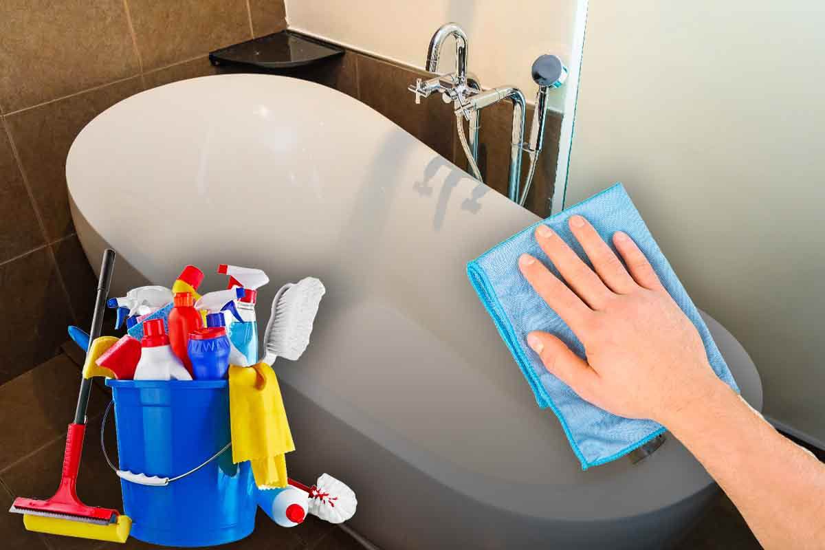 Vasca da bagno ingiallita da calcare: il metodo per eliminarlo e farla tornare come nuova