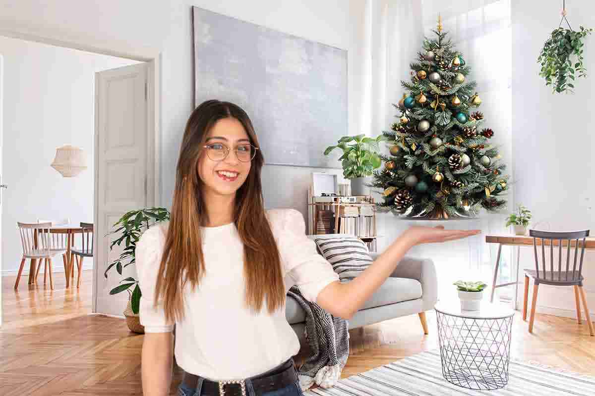 Poco spazio per l’albero di Natale? La soluzione geniale perfetta per le case piccole