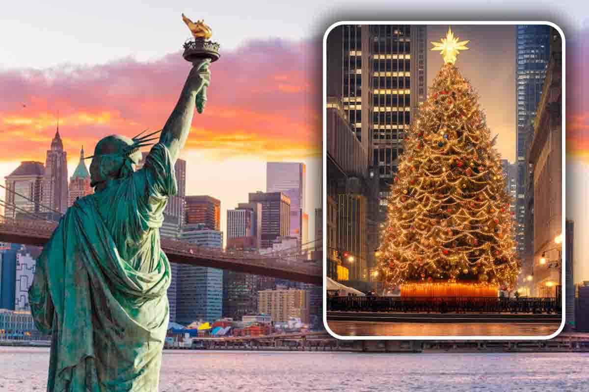 L’albero di Natale di New York è arrivato: le immagini inedite che scaldano il web
