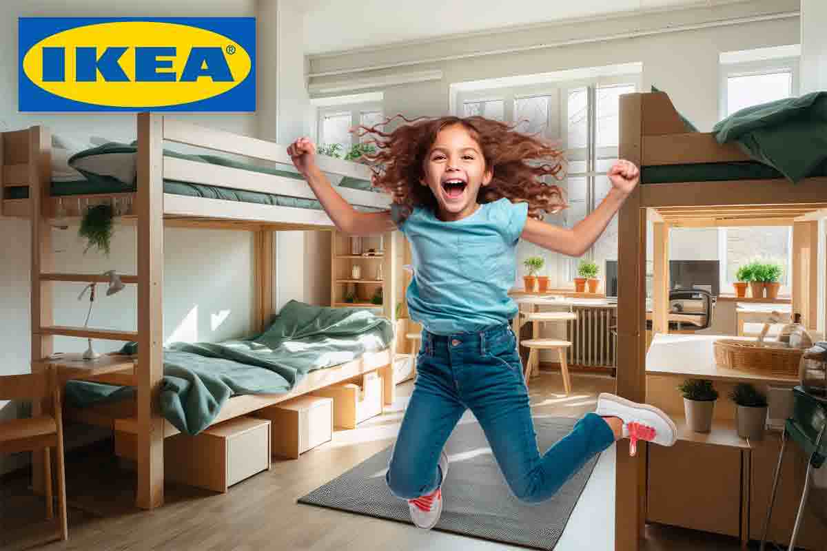 Riorganizza lo spazio in cameretta con Ikea