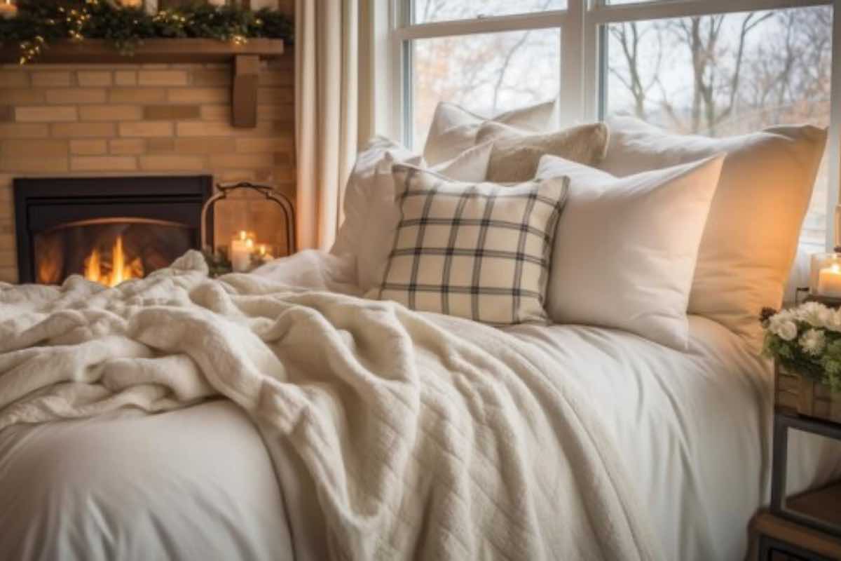 Letto morbido e accogliente stile "cozy" per l'inverno?