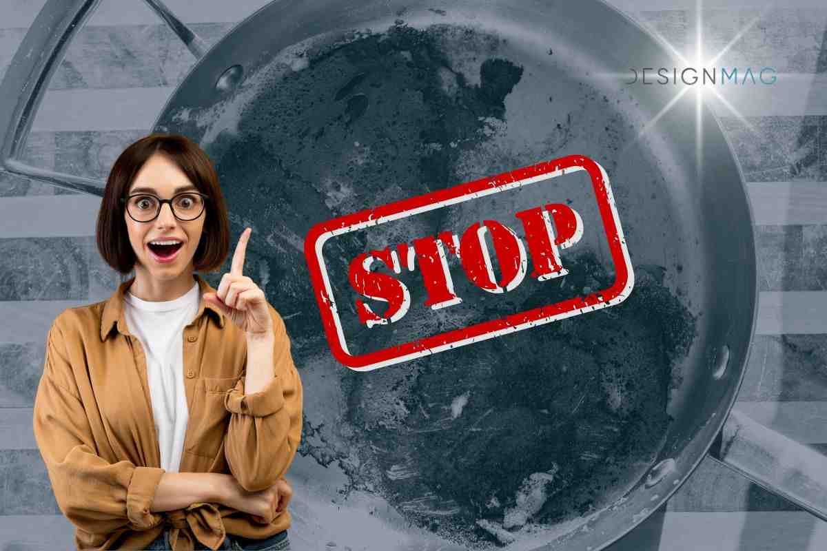 Stop ai prodotti costosi per pulire le padelle annerite