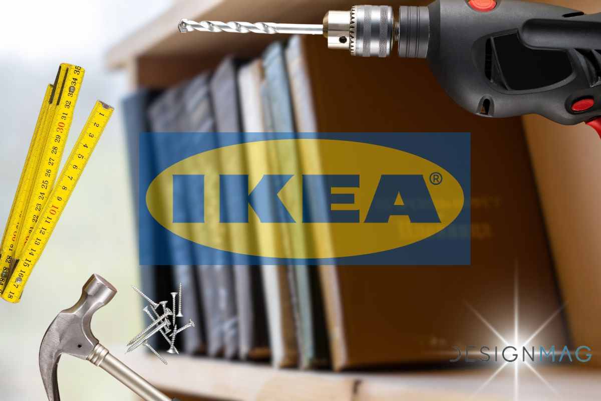 La soluzione economica di Ikea per la libreria