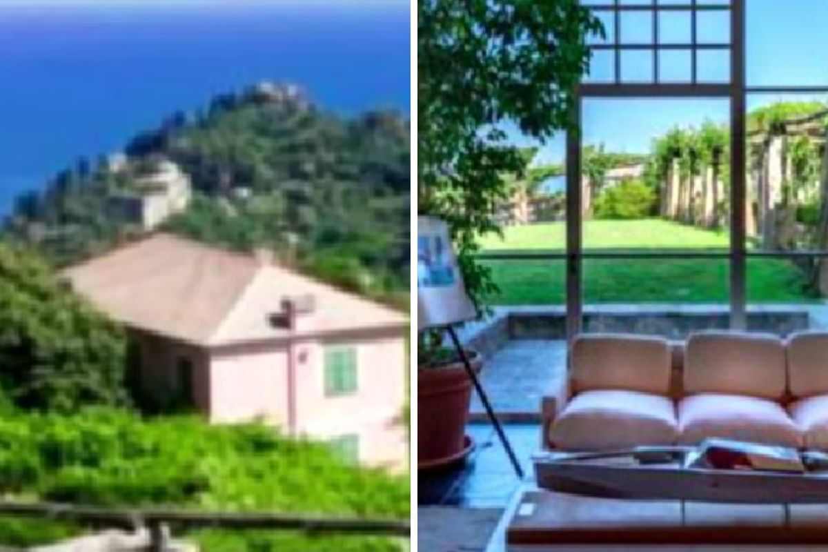 La casa di Silvia Toffanin a Portofino